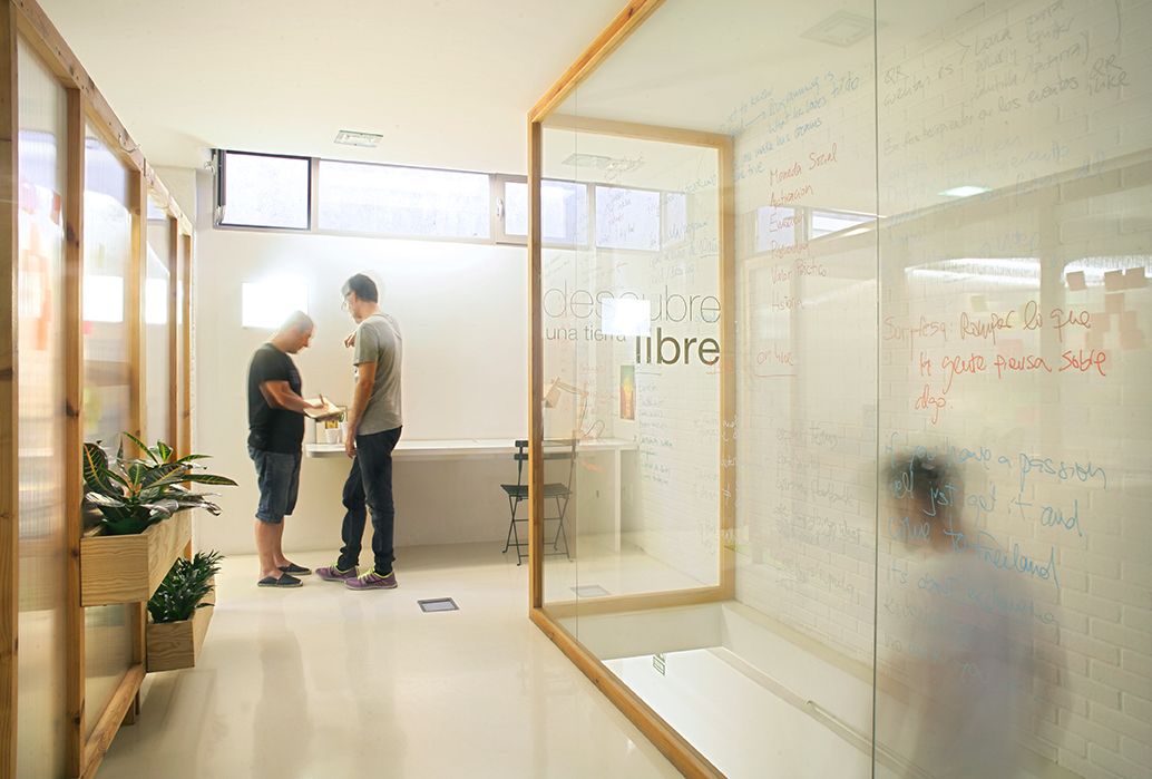 Viseualmente conectado, Freeland es un coworking inspirador