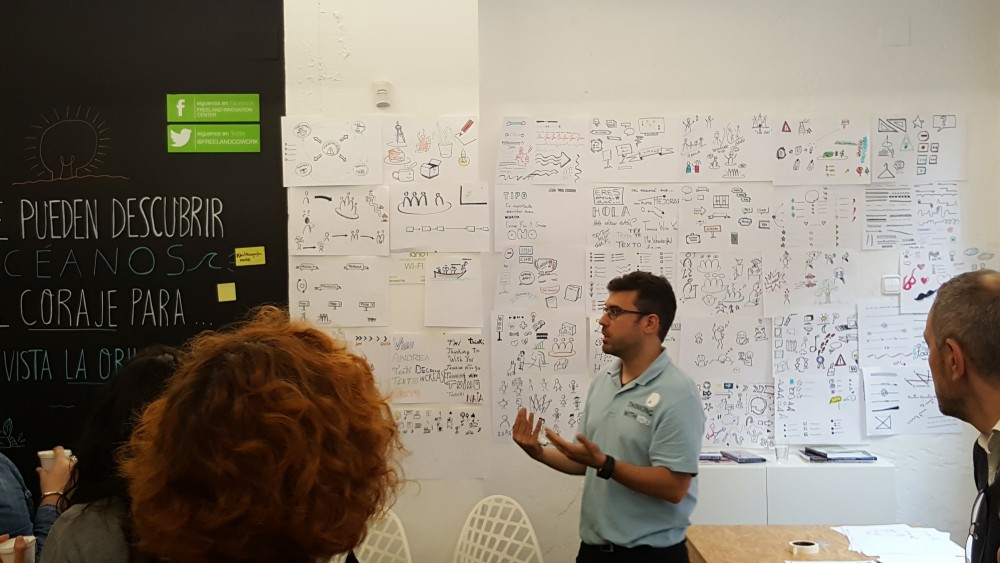 ThinkingWithYou impartiendo un taller en Freeland Innovation Center